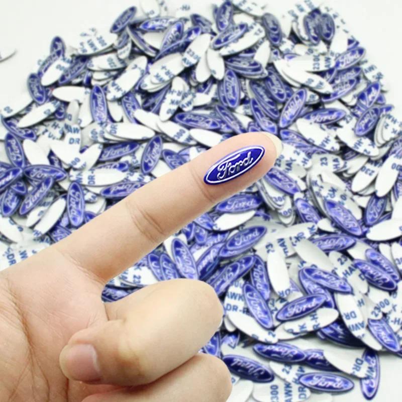 Nuovo 2026 Adesivo per Auto Ford Nuovo 2025 Caldo 3D Alluminio Chiave Telecomando Auto Emblema Adesivi Per Ford Fiesta Ranger Fusion M