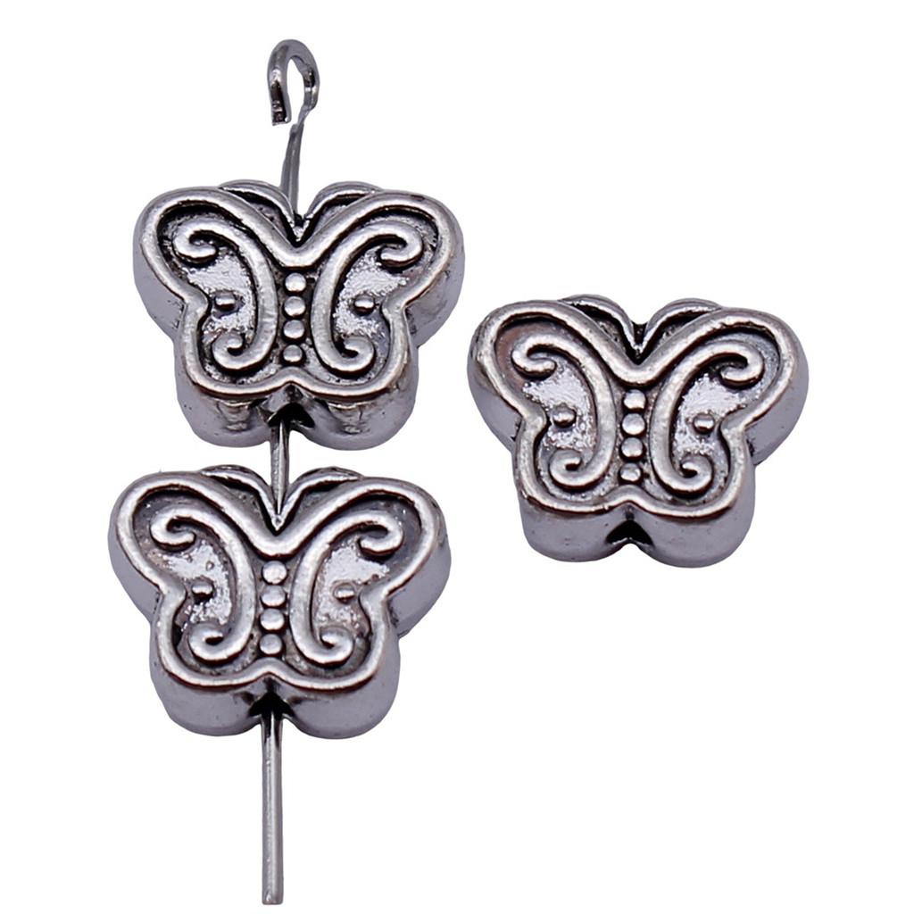Angel Wing Beads Spacer Small Hole Butterfly Charms For Spiritual Jewelry