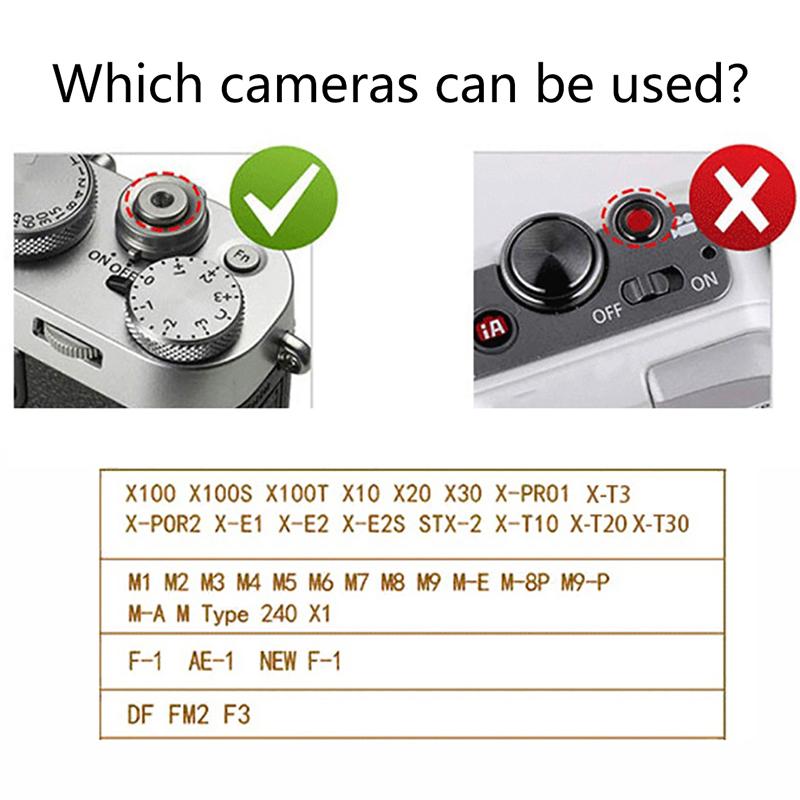 1Pc Durable Triggers Metal Soft Shutter Release Button For Micro-Slr Camera