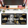 Money Pattern Mouse Pad For Office Gaming And Keyboards Non-Slip Large Waterproof