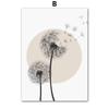 Classic Vintage Dandelion Reed Flower Botanical Leaf HD Canvas Print Poster for Home Living Room Bedroom Wall Decor  Elegant Art