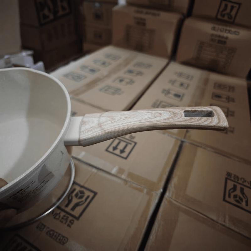 Sanjiaolong 16cm Maifan Stone Non-stick Saucepan