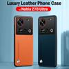 For Nubia Z70 Ultra Case Luxury PU-Leather Protection Back Cover for Nubia Z70 Ultra Shockproof Capa Funda