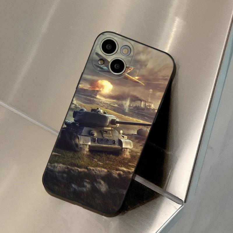 World Of Tanks Phone Case FOR IPhone 15 14 11 12 Pro 8 7 15 Plus 13 Pro MAX XR XS MINI SE 2020 Black Covers