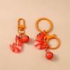 Fashionable Resin Lobster Charm Keychain Lightweight Decorative Pendant Decoration For Women Handbag Gift