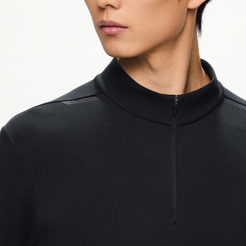 Anta Champion Men's Soft-Wool Stand Collar Long Sleeve T-Shirt