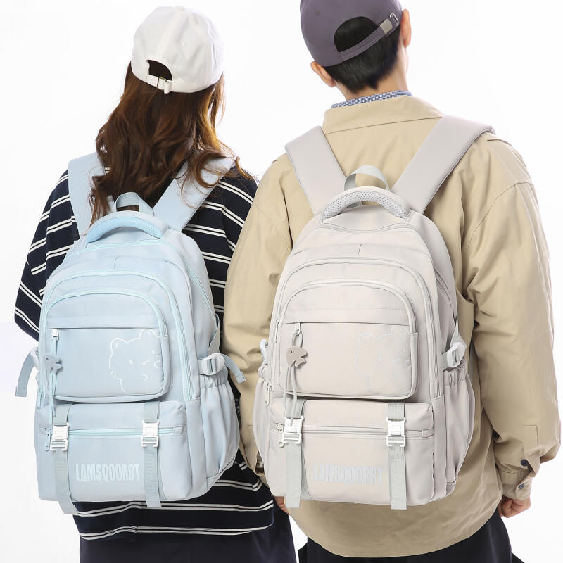 Junior High School Students Lightweight Schoolbag Large Capacity Backpack