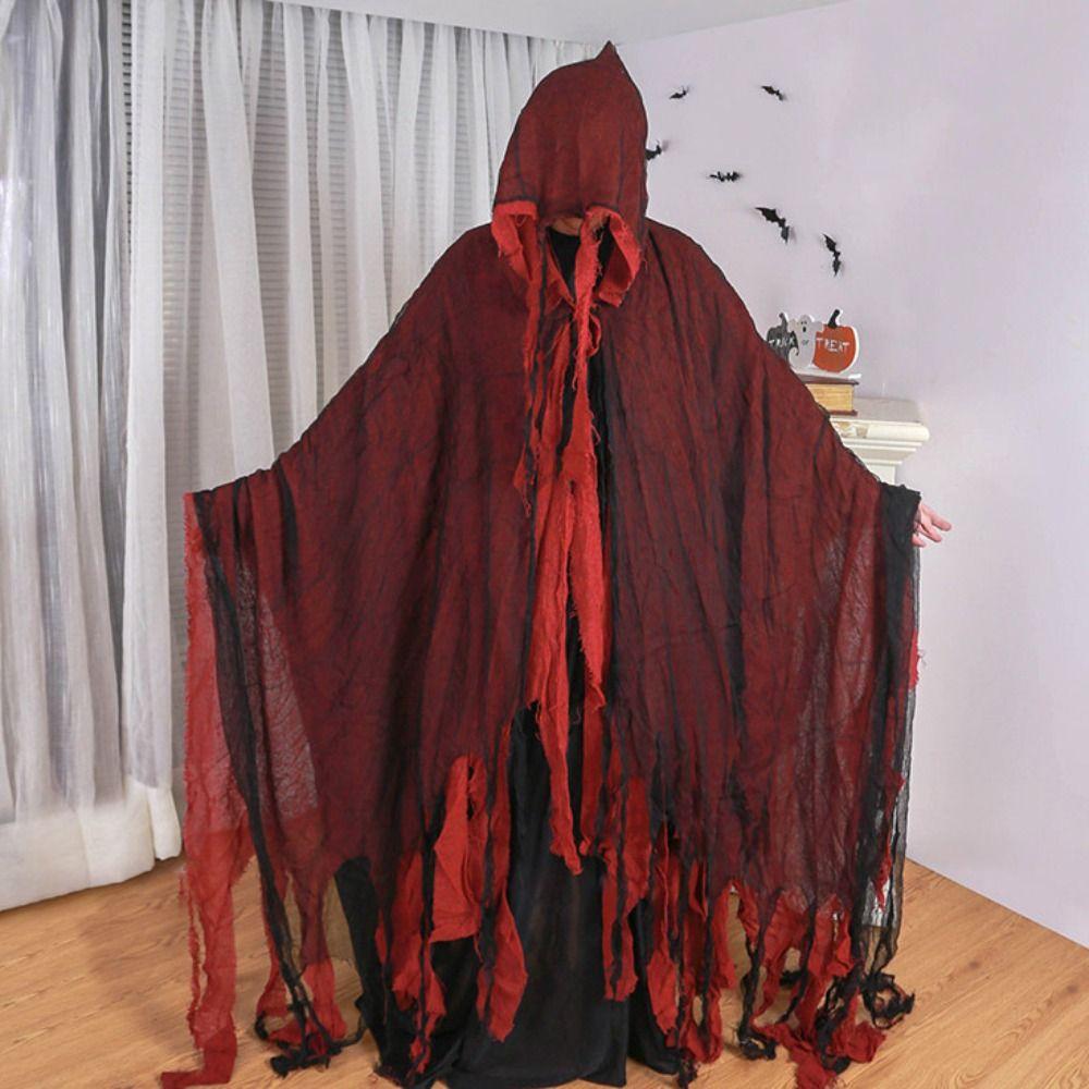 Polyester Halloween Ghost Cloaks Photo Pros Wizard Dementors Cosplay Costume Clothing Props Costumes Outfit