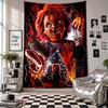 Wall TapestryChucky Art Hanging Cloth Decorative Background Cover for Room Decoration