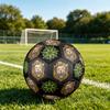1PC Lions Roar Power Green Star Mandala Soccer Ball Size 5 Football Machine Sewn Indoor/Outdoor Universal Football Surprise Collection n118