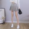 2025 New Summer Women's Fruit Green Pleated A-Line Mini Skirt - College Style, High Waist, Korean Version