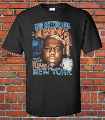 T-shirt Stile Vintage Riproduzione Retrò - Maglietta Bootleg Leggenda Hip-Hop di New York