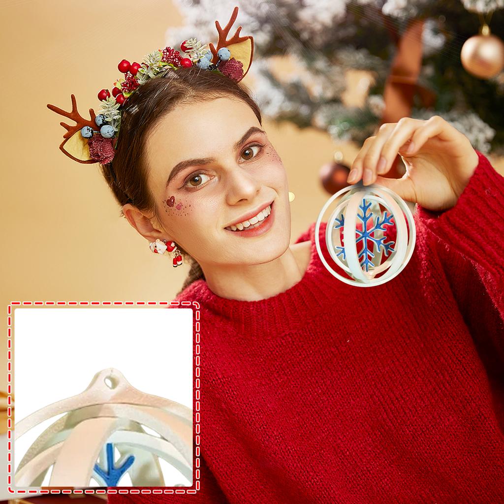 Christmas Hollow Snowflake Decorations, Christmas Tree Decorations