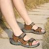 Hotest Salest Summer Men'S Sandals Outdoor Beach Slippers Genuine Leather Breathable Cool Men Sandalia Handmade Male Casual Sandal