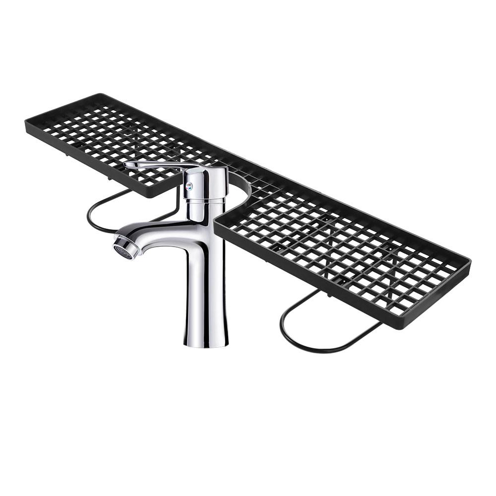 Mesh Bathroom Storage Rack Water Drainage Countertop Organizer Kitchen Storage Rack Bathroom Sink