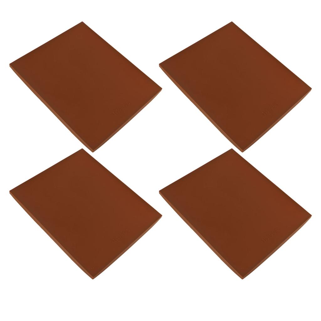 4Pcs Silicone Dehydrator Mats Food Grade High Temperature Resistance Prevent Sticking Fruit Dehydrator Trays with Edge