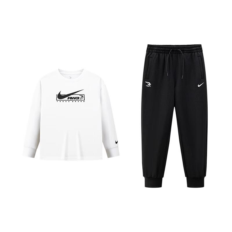 Nike Kids' Cotton Long Sleeve T-shirt & Pants Set