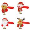Festive Santa And Bells Door Handle Sleeves Durable Cloth Christmas Photo Props