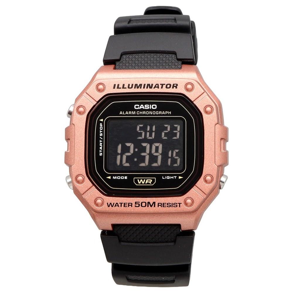 Casio Standard Digital Wristwatch W-218HM-5BV Unisex Copper Brown Metallic Cheap