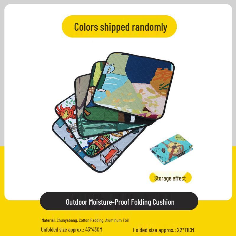 Waterproof Outdoor Picnic & Beach Mat: Thick, Moisture-Proof, Portable, Ideal for Camping & Tent Use