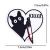 Cute Cat Duck Animal Cartoon Iron On Embroidery Patch for Kids Clothing Backpack Jacket School Bag Kawaii Design Decoration