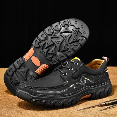 Fashion Men's Casual Shoes Lace Up Genuine Leather Men Shoes Fashion Outdoor Men Oxfords Comfortable Men Shoes Zapatos De Hombre