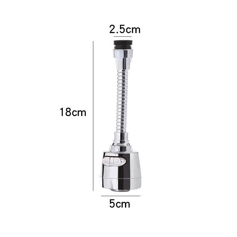 Splash-Proof Rotatable Faucet Nozzle with Water-Saving Filter