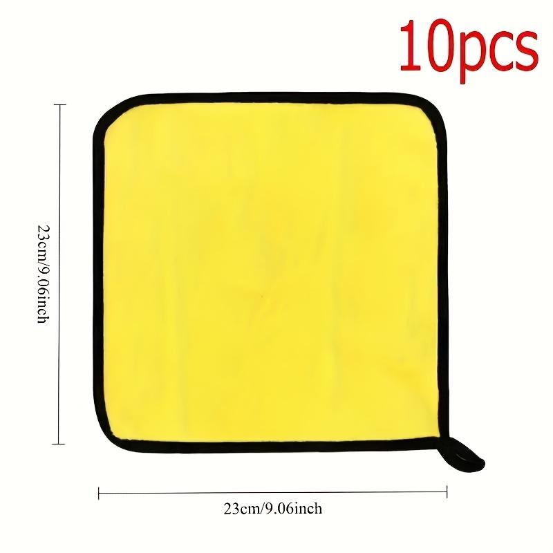 10pcs Soft Car Washing Towel Microfiber Towel Car Cleaning Drying Cloth Car Care Cloth Detailing Car Wash Towel Car Accessories