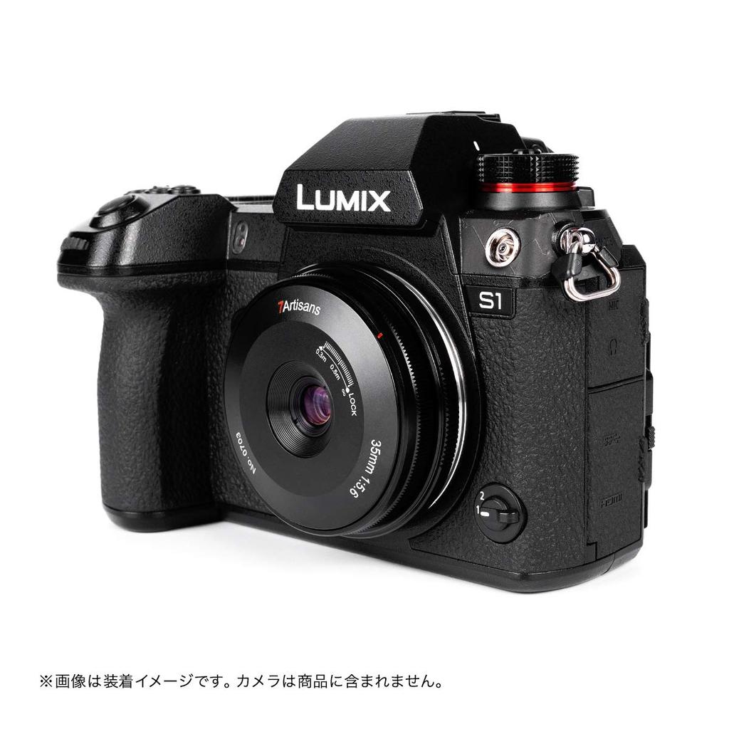 7artisans 3556LB 35mm Pancake Leica Prime Camera F5.6 Lens, L-Mount Compatible, Lens, Full-Frame Lens, Ultra-Thin Lens, Wide-Angle Lens, L-Mount