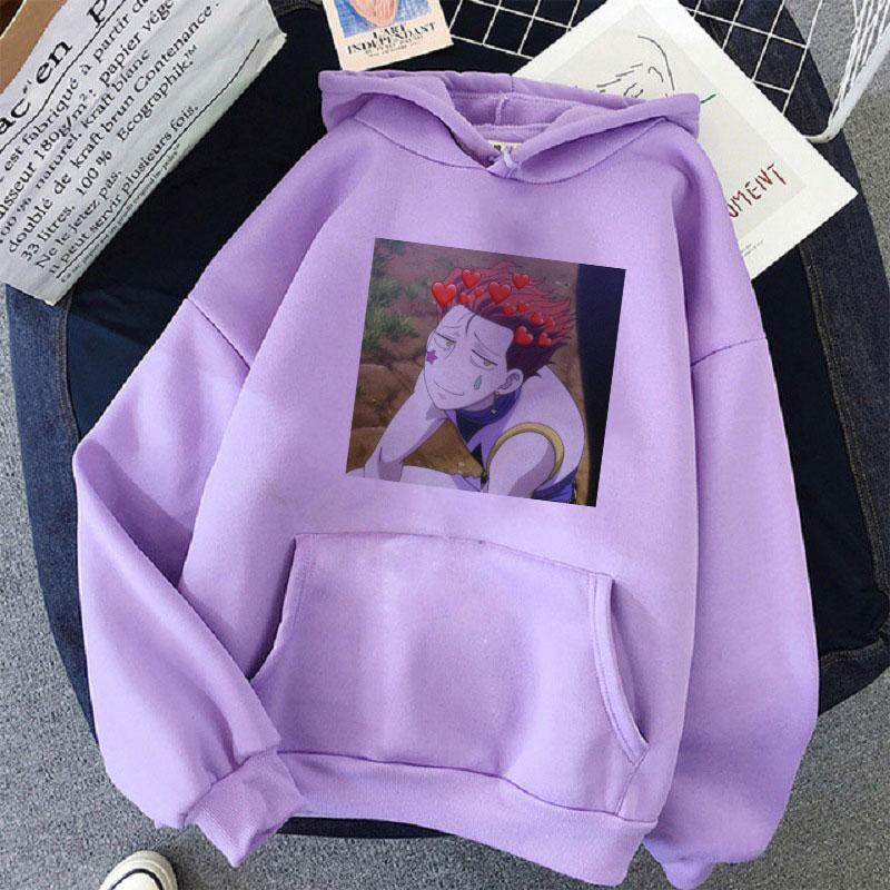 Kawaii Hunter X Hunter Women Hoodies Sweatshirt Killua Zoldyck Anime Manga Loose Hoodie Sweatshirt Oversized Winter Pullover Clothes