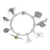 Harry Potter Sterling Sliver Slider Charm Bracelet Size S Silver