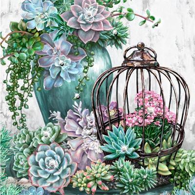 5D Diy Elmas Boyama Etli Bahçe Elmas Nakış Tam Yatıyordu Anime Çapraz dikiş kitleri Ev Dekor El Yapımı Hediye