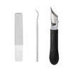 Anti-Splash Slanted Edge Nail Clipper with Pointed Tip for Ingrown Nails - Large Size Household Trimmer