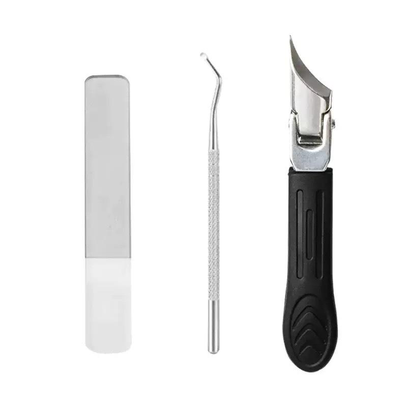 Anti-Splash Slanted Edge Nail Clipper with Pointed Tip for Ingrown Nails - Large Size Household Trimmer