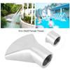 Directional Fan shaped Fountain Nozzle Female Thread Landscape Spray Head for SPA Swimming Pool(G1in DN25 )