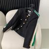 Fall Spring Women Cardigan Coat Single Breasted Long Sleeve Solid Color Loose OL Commuting Style Dating Shopping Jacket