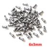 30pcs Stainless Steel Drop Extender Chain Pendant End Spacer Caps End Crimp Crod Bukle Tip Clasp DIY Jewelry Making Accessories