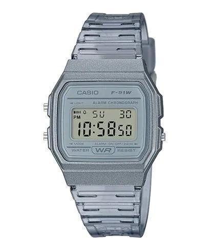 

[USED] CASIO Clear F-91 (Color not available in Japan)