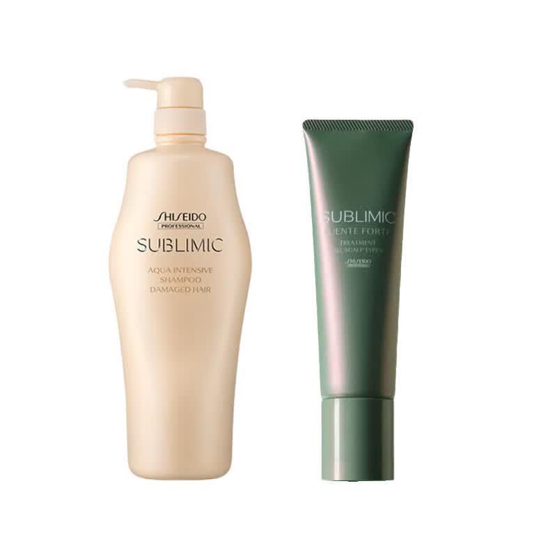 Shiseido Professional Sublimic Aqua Intensive Shampoo & Aromatic Scalp Conditioner Set