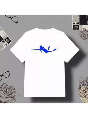 T-shirt with a Spearfishing Print