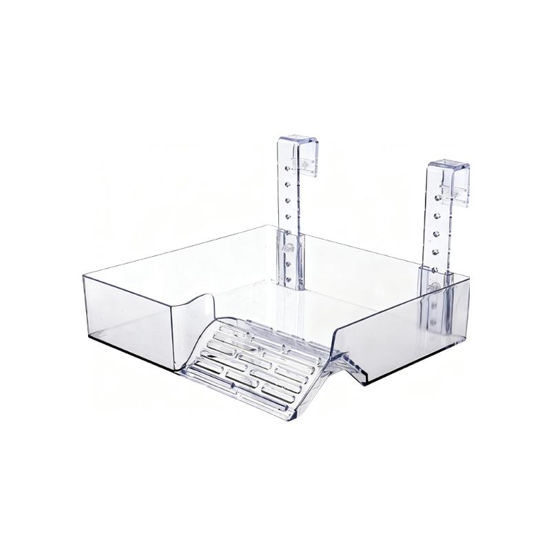 Large Plastic Shelled Animal Basking Bathing Tanks With Slip Resistant Slope For Water And Land Animals S