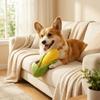 Sounding Dog Plush Chew Toy Simulated Corn Squeaky Puppy Toy Chew Squeak Toy  Training Toy