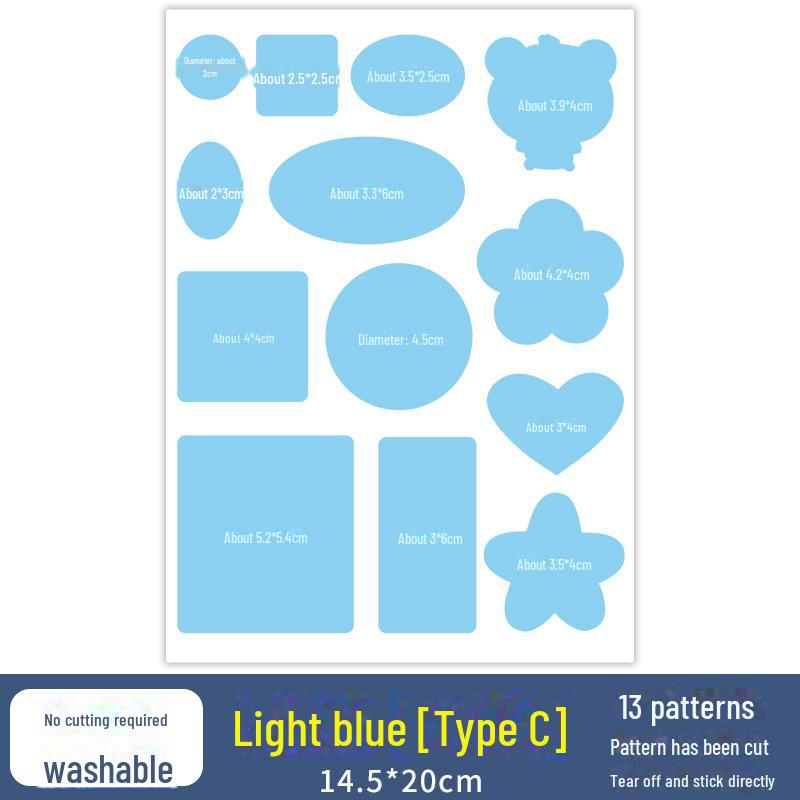 Selbstklebender nahtloser Reparaturflicken in 16 Farben für Kleidung und Jacken