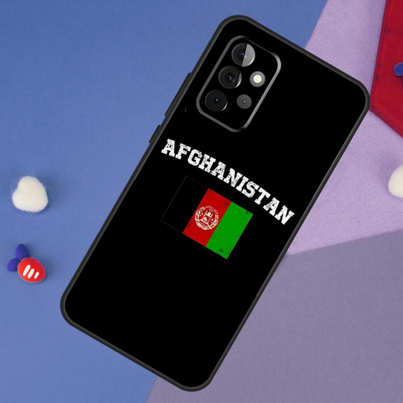 Afghan Afghanistan Flag Banner Case For Samsung Galaxy A52 A32 A22 A12 A13 A33 A53 A73 A50 A52S A51 A71 A14 A34 A54 Coque
