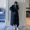 Down cotton-padded clothes for women's 2023 winter clothes Korean version of over-the-knee cotton-padded jackets, super long to ankle students