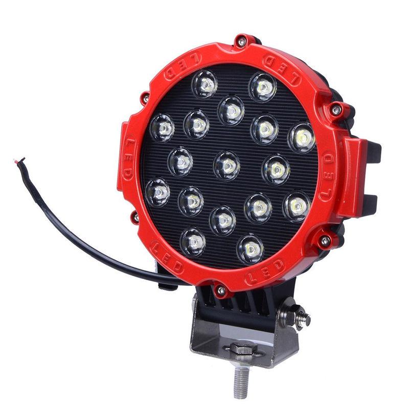 4pcs 51w Flood Beam LED Work Light 7" For ATV 4 X 4 Offroad Driving Truck UTE 4pcs 51w Flood Beam LED Work Light 7" For ATV 4 X 4 Offroad Driving Truck UTE