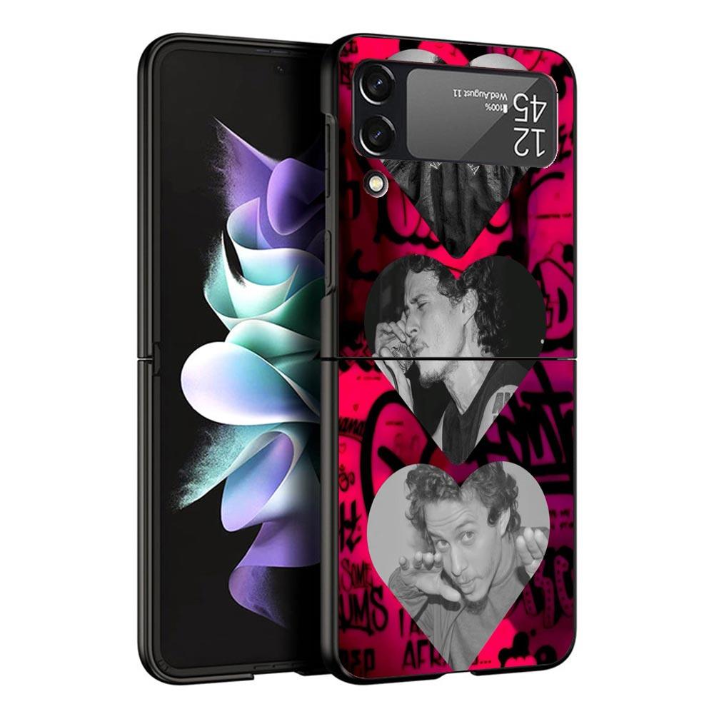 Residente C-Canserbero Case For Samsung Galaxy Z Flip 7 6 5 4 3 z Flip7 Flip6 Flip5 Flip4 5G Phone Cover Flip3 Folding Coque