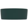 VidaXL Round Luxury Washbasin Countertop Toilet Washbasin Bathroom Cloakroom Kitchen Home Interior Green 147014