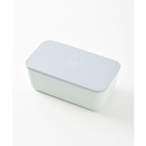 

BRUNO Yamanaka Lacquer Two-Tone Lunch Box, Single Tier, Dishwasher and Microwave Safe, Blue, No Size Included, RBHK012-BL