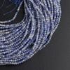 Isolation Beads 2 MM Natural Stone Sodalite Round Beads For Jewelry Making DIY Necklace Bracelet Earrings Accessory